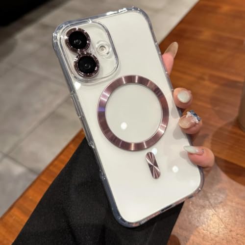 Coque de chargement sans fil magnétique pour iPhone 14 Plus avec étui de protection objectif