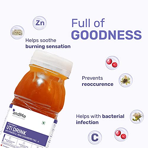 & ME Herbal Cranberry Drink for Urinary track infection with No Added Sugar, 6 lts (Pack of 30) - Image 3