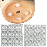 TorSor 100 Pack Invisible Pot Feet Self-Adhesive Rubber Dot Succulent Pots Feet Risers Non-Slip Surface Grip Pads for Ceramic Succulent Garden Pots Small Planter Pots Flower Pots Plant Pots Indoor