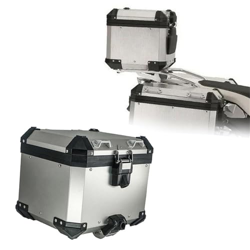 �o�C�N�p���[�{�b�N�X F850GS ADV 2018-2023 2022 2021 2020 2019 �I�[�g�o�C�A�N�Z�T���[ �A���~�T�C�h���Q�b�W�p�j�A �g�����N�T�h���o�b�O �g�b�v�P�[�X�G�b�W�{�b�N�X(Top Case Silver)