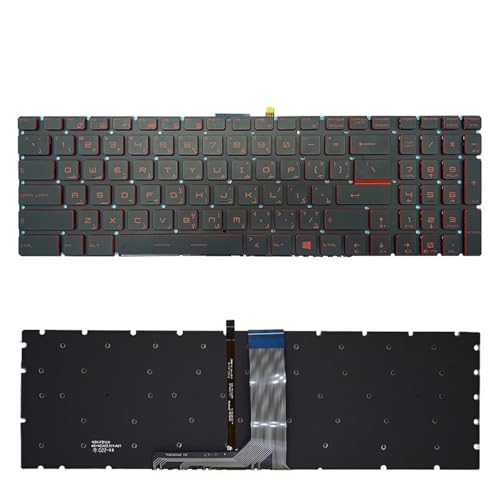 Clavier MSI CX62 GT72VR remplacement azerty rétroéclairé