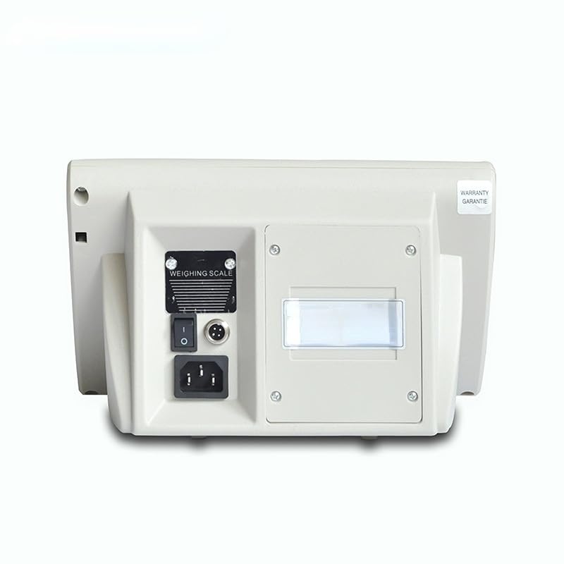 61kg x 10g Industrial Weighing Scale - 61kg Capacity, 10g Resolution, 400x500mm Platform, LED Display, 220V & Battery for Warehouse Production