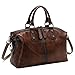 Women Genuine Leather Handbags vintage purses Top Handle Satchel and tote Crossbody Shoulder bags (Vintage Coffee)