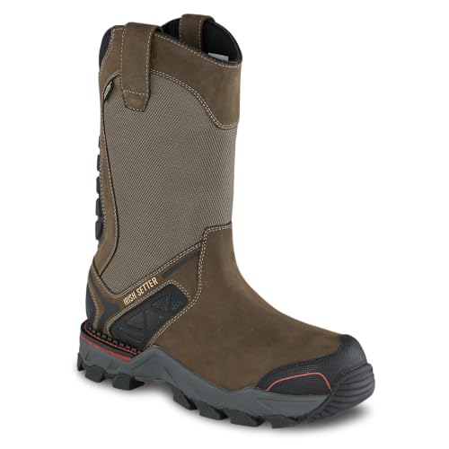 Irish Setter, Crosby, Men’s, 11", Waterproof, Non-Metallic Safety Toe, Work Boot, Gray3