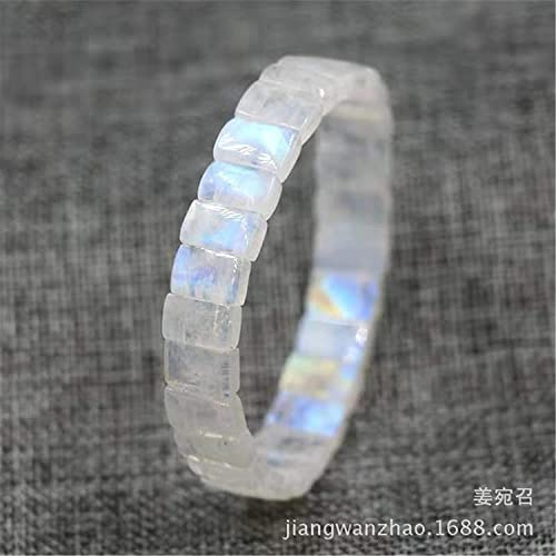 Bracelet pierre de lune naturelle bleue pour sublimer vos tenues de soirée - 4