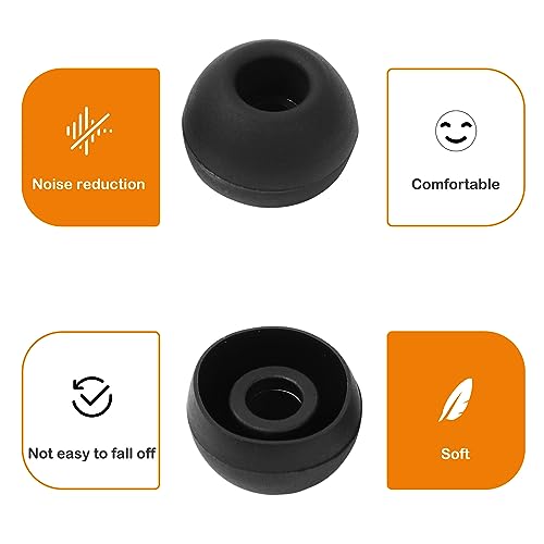 sourcingmap 50 Pcs Silicone Replacement Ear Tips - Image 3