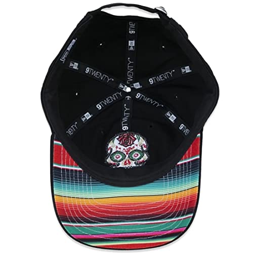 BONE 9TWENTY DIA DOS MORTOS CAVEIRA DE ACUCAR ABA CURVA PRETO STRAPBACK PRETO New Era