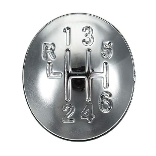 TOOGOO Cubierta de La Tapa de La Palanca de Cambios de 6 Velocidades para Renault Clio Megane Scenic Twingo Cromo Plástico Auto Coche Estilo Accesorios de Coche