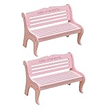 Adorno de escritorio para el hogar: este mini accesorio de banco está hecho de material de primera calidad con mano de obra fina para detalles realistas, mini muebles