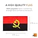 AZ FLAG - Angola Flag - 2x3 Ft - 100D Polyester Angolan Banner with Two Metal Grommets - Fade Resistant - Vivid Colors - 2' x 3' Feet - 90x60 Cm