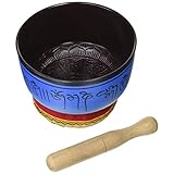 【深く澄んだ音色】Sound King サウンドキング シンギングボウル BG‑SB2（18cm）｜癒し・瞑想・ヒーリング用｜クッション＆マレット付き