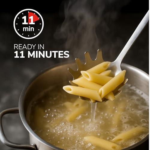Image of Garofalo - Premium Durum Wheat Semolina Penne Rigate Pasta, Italian Made, Bronze-Drawn, Al-Dente, One-Ingredient Pasta (4 pack)