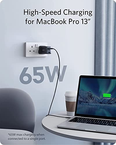 image for Anker USB C Charger, 735 AU Plug (Nano II 65W), PPS 3-Port Fast Wall C