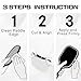 Srikel Pickleball Edge Guard Tape – Pickleball Paddle Edge Protection Tape 3 Pack, Head Edge Guard for 16MM Rackets,Easy Application,No Wrinkling,26MM Width Black 3K