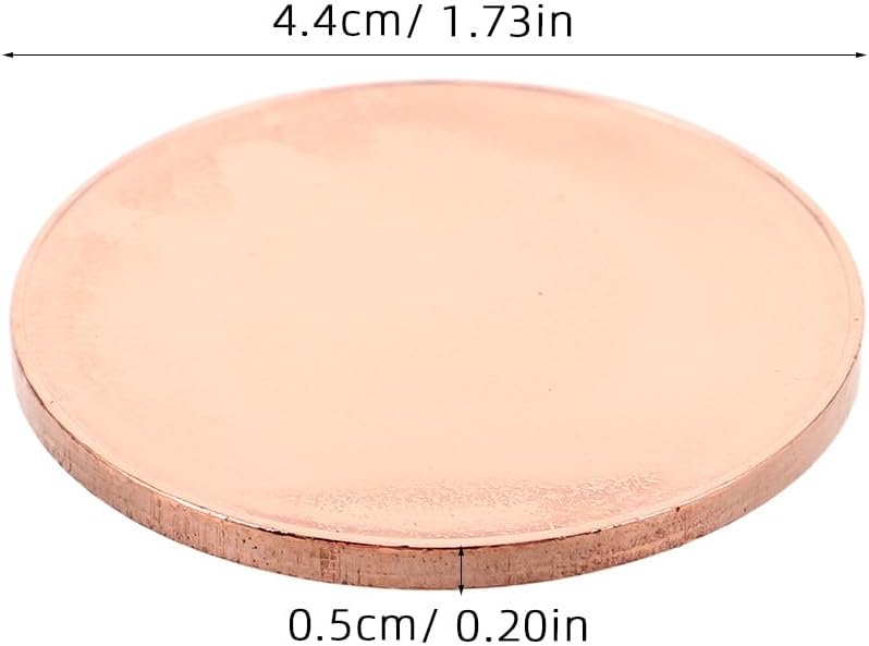 6pcs Round Iron Blank Coins for Laser Engraving Jewelry