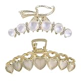 Praktisch und stabil: Diese große Haarklammer ist leicht, einfach und passt zu jedem Outfit. Diese großen und stabilen Klauenclips sind perfekt für langes Haar, dickes Haar, glattes Haar, lockiges oder gewelltes Haar, mitteldickes Haar und extra dickes langes Haar. Sie werden es mögen.