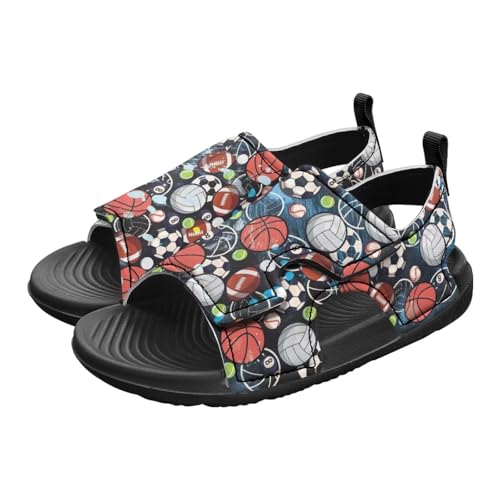 Nylon buckle Kids Sandals for Boys Cartoon Print Suitable for Outdoor Play Walking Shoes3