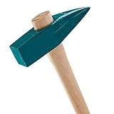 LEBORGNE – Cabecera de 1,2 kg con mango de madera certificado PEFC 100% – Para todos los trabajos de renovación – Herramienta de albañilería resistente de acero forjado – Tamaño 1,2 Kg