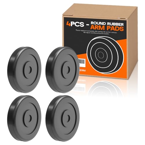 4-Pack Round Rubber Arm Pads Compatible with BendPak & Dannmar Lifts Replacement for BendPak Car Lift Rubber Pads #5715017
