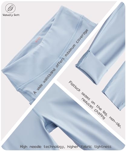 OUANDME Leggings para meninas com 2 bolsos, macias, elásticas, atléticas, para meninas, dança, trein