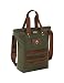 Produktbild Captain Marvel Shopper Tasche Star Logo 40x35x13cm grün braun
