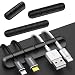 Produktbild Fodlon Kabelclips,3 Stück Haltbare Kabelhalter Vielzwecke Kabelführung Kabel Organizer Set für Computer, USB-Kabel, ZuhauseBüro-Schwarz