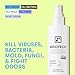 BRIOTECH Sanitizer Disinfectant Hypochlorous, Kill 99.99% of Viruses & Bacteria, Control Mold, Eliminate Odor, Gentle for Nursery & Play Rooms, Food Contact Surface Sanitizer, 1 Gallon Refill
