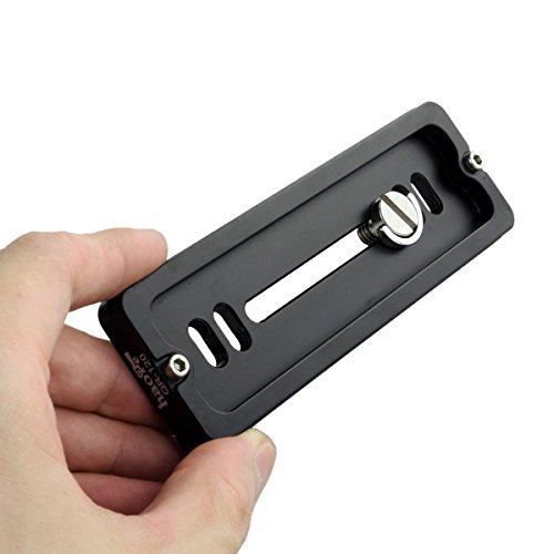 Haoge 120 mm QR Quick Release piastra doppia a
