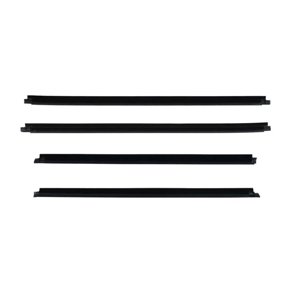 Syxlsjw One Color Sealing Strip 4Pcs Window Outer Weatherstrip For Toyota For Fortuner 2004-2015 Side Door Moulding Trim Seal 68161-0K010 68164-0K020 68162-0K010
