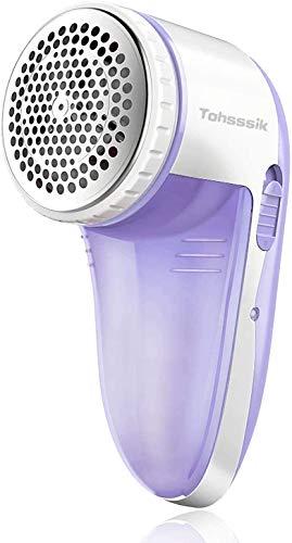 Fabric Shaver Electric Lint Remover Rechargeable Fuzz Lint Shaver with 3-Leaf Stainless Steel Blades, Professional Sweater Shaver Lint Fuzz Pill Remover for Cloths, Fabrics and Furniture