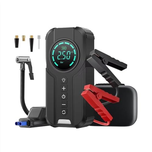 Gonfleur de pneus automatique et booster de batterie pour road trip