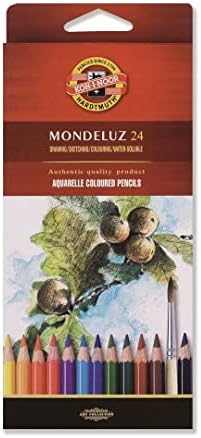 Lápis Aquarelável Mondeluz 24 Cores 3718