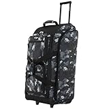 Wrangler Wesley Rolling Duffel Bag, Digital Camo