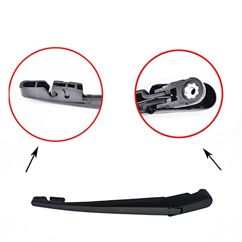 Brazo de limpiaparabrisas trasero de 12 pulgadas para Honda Stream MK1 2001-2006 6