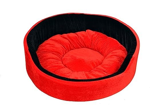 SKYMINT Reversible Dual Ultra Soft Velvet Sky Red Black Color Luxury Sofa Bed PET Bed | Dog Bed | CAT Bed | Puppies Puppy Bed | Rabbit Bed (M) (B0CB51D77Q) Amazon Price History, Amazon Price Tracker
