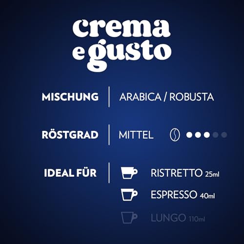 Lavazza Crema e Gusto, Arabica und Robusta, zart geröstet, Aluminiumkapseln, Nespresso-kompatibel, 1 Packung mit 10 Kapseln – Ansicht 5