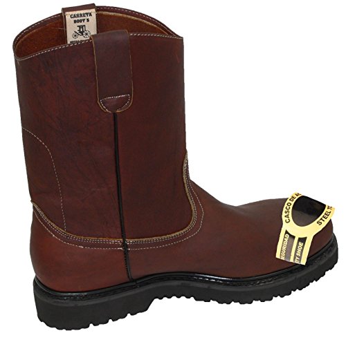 Men's Revolver Pull-On Steel-Toe Leather Boot