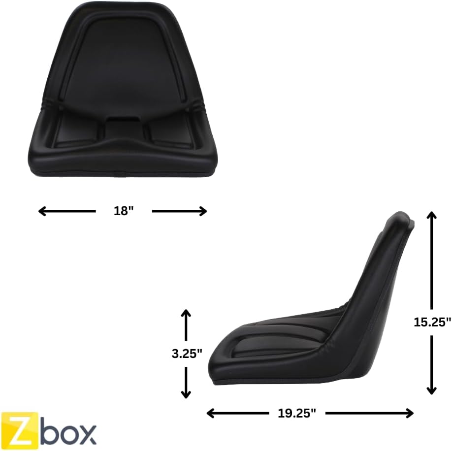 TM333BL High Back Seat fits JD SEVERAL - Replaces B1TM333BL