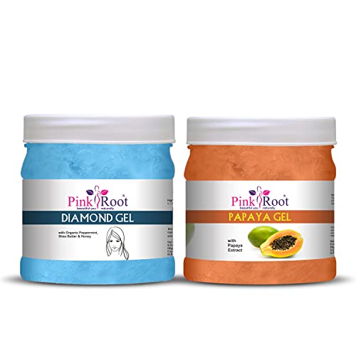 Image of Pink Root Diamond Gel 500gm with Papaya Gel 500gm