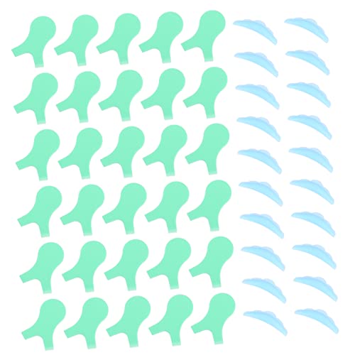 Beatifufu 30pcs Brush Set Lift Kit with Eyelash Curler Pads Refill Professional Perm Tools for Eyelash Lift Perm