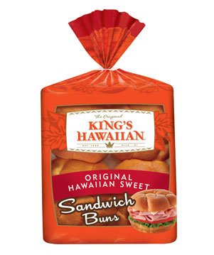 KING'S HAWAIIAN SANDWICH BUNS SWEET BREAD