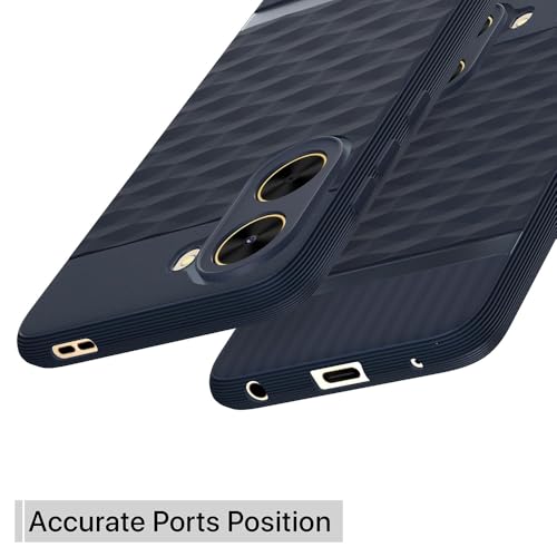 Image of Shockproof Case for Poco C71 4G / Redmi A5 4G | Full Camera Protection | TPU Flexible Back Cover for Poco C71 4G / Redmi A5 4G (Steel Blue)