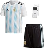 adidas Soccer Argentina Home Kids Unisex Mini Kit (2XS) (XXS)