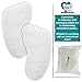 HartFelt Foot Exfoliating Sponge | Chemical-Free Foot Scrubbers for Smooth & Soft Feet | Gentle Sponge Pad for Callus Removal, Dead Skin & Cleansing | Made in USA - 2 Count