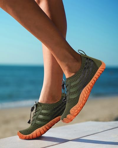 Image of Water Shoes for Women Men Quick-Dry Barefoot Shoes Breathable Aqua Socks for Swim Beach River Pool Lake Hiking Surfing Kayaking