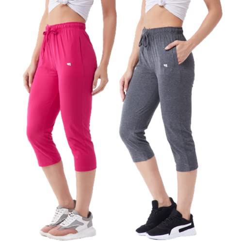 Image of Modeve Women Solid Cotton Blend Capri for summer|| Summer Wear