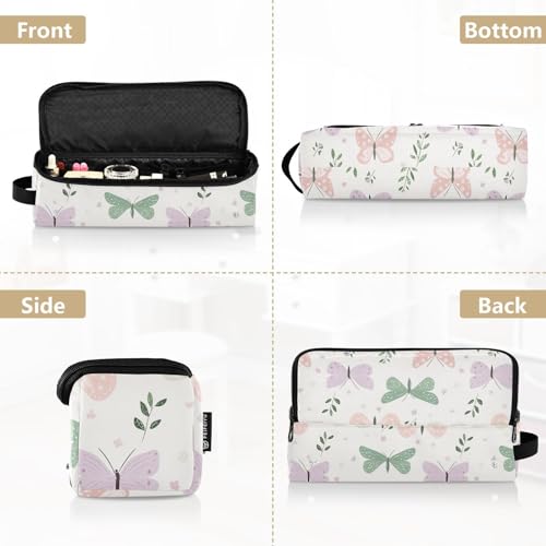 Butterfly Garden Pastel Beige Bolsa de Viaje para Herramientas de Cabello para Rizador, Plancha y Secador, Organizador Portátil para Mujeres, Material Resistente al Calor y Diseño de Gran Capacidad miniatura 5