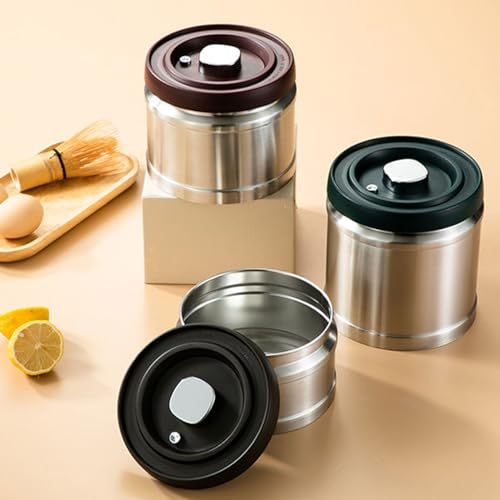 Contenedor Hermético para Café Acero Inoxidable Beige miniatura 6