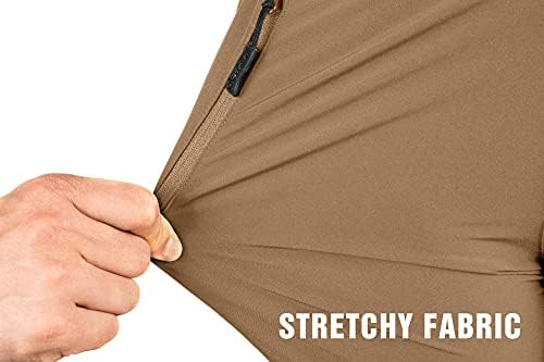 clothin Males's Elastic-Waist Journey Pant Stretchy Light-weight Pant Multi-Pockets Fast Dry Breathable 4 41fJ vJkkQS. AC