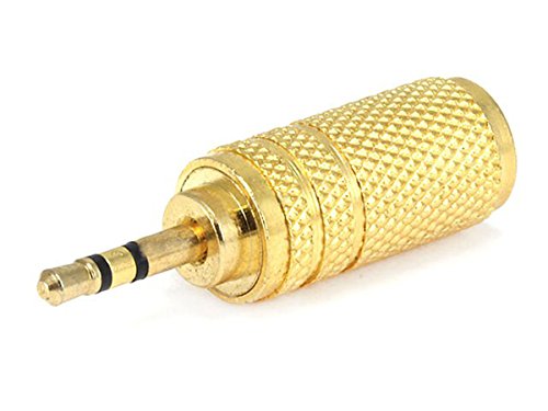 Adaptador Stereo Jack 2.5mm a 3.5mm chapado en oro miniatura 1